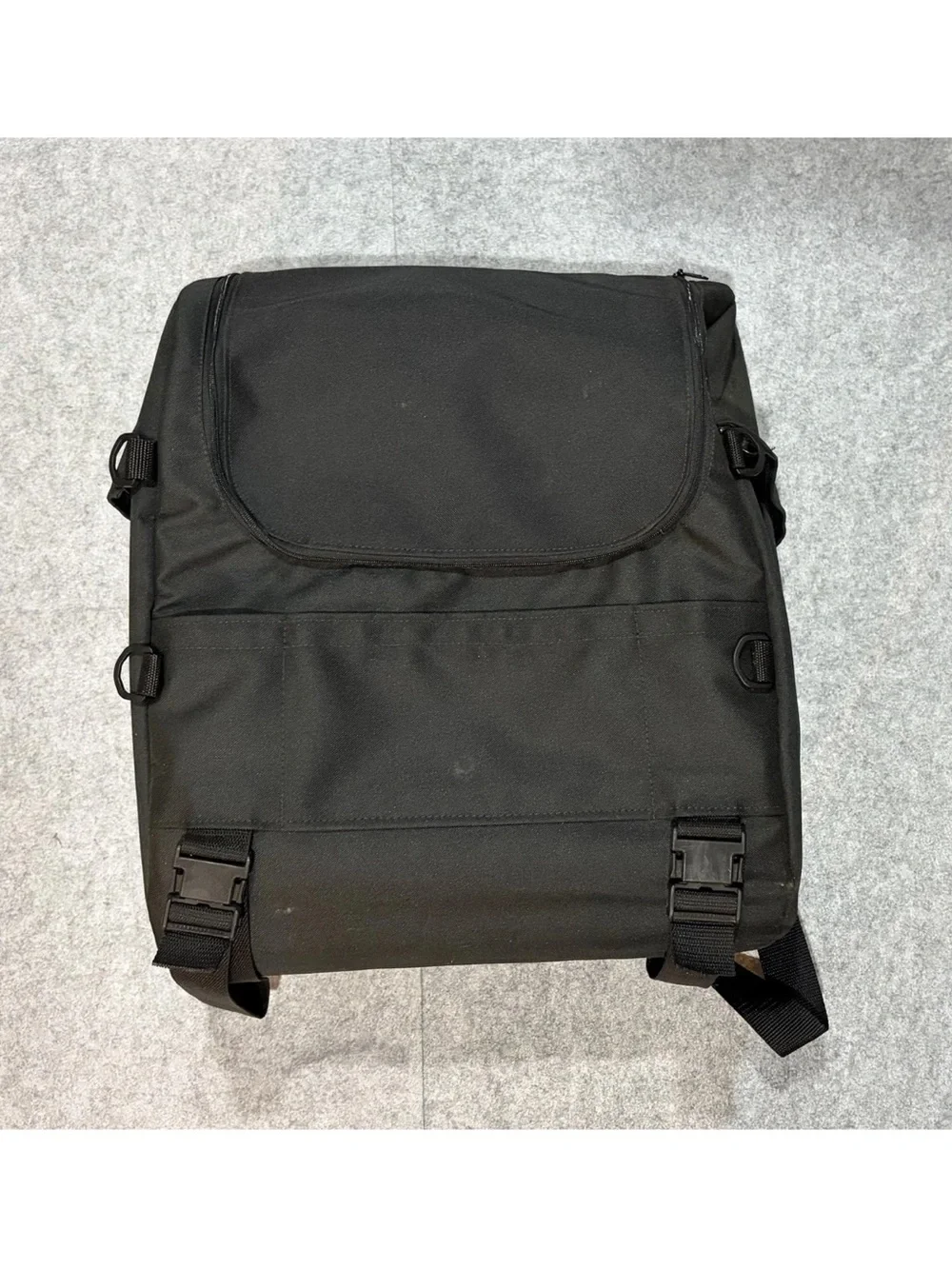 Harley Davidson By SAC Black Motorcycle Sissy Bar Backrest Touring Luggage Bag